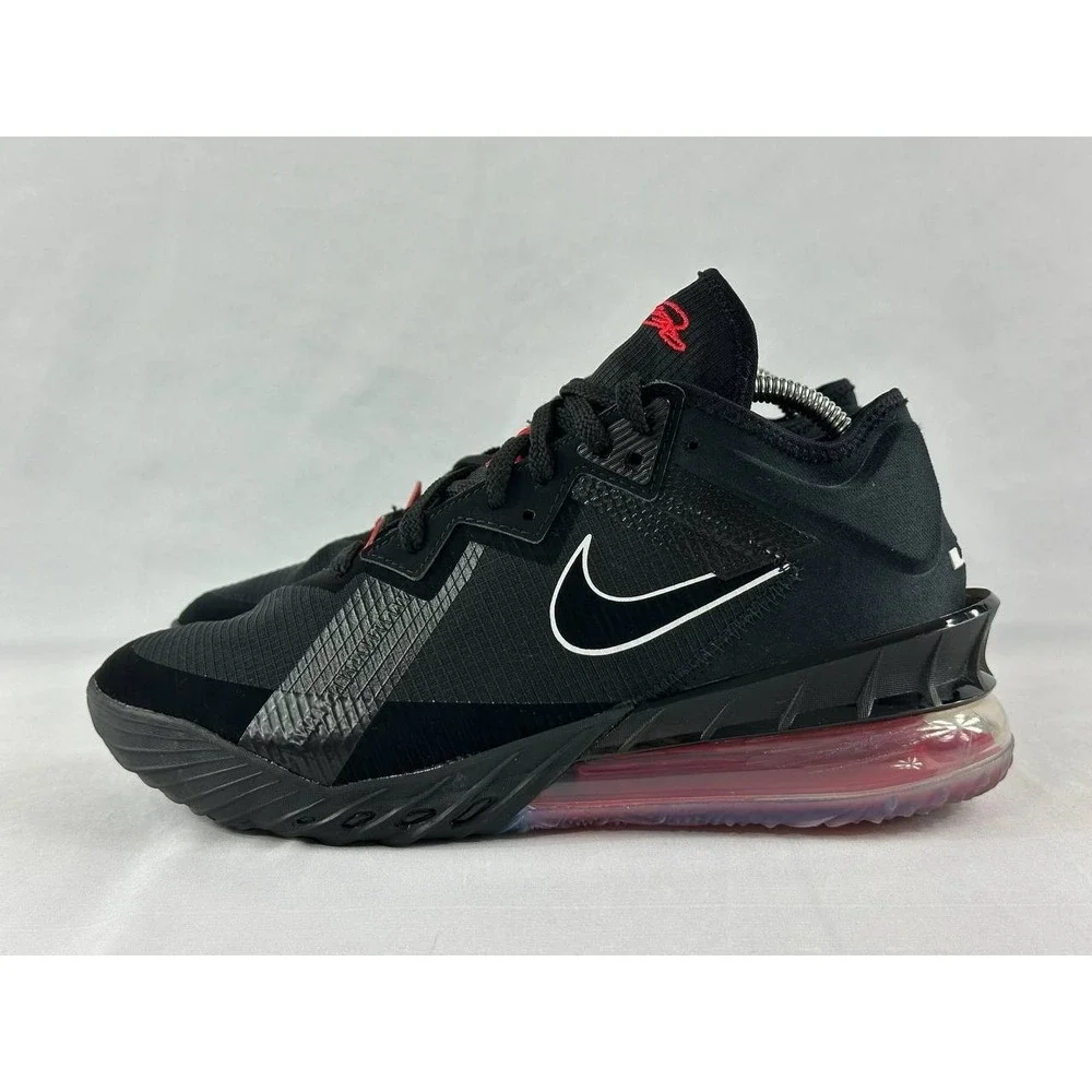 Nike LeBron 18 Low 'Bred' CV7562-001 Men's Size 8.5